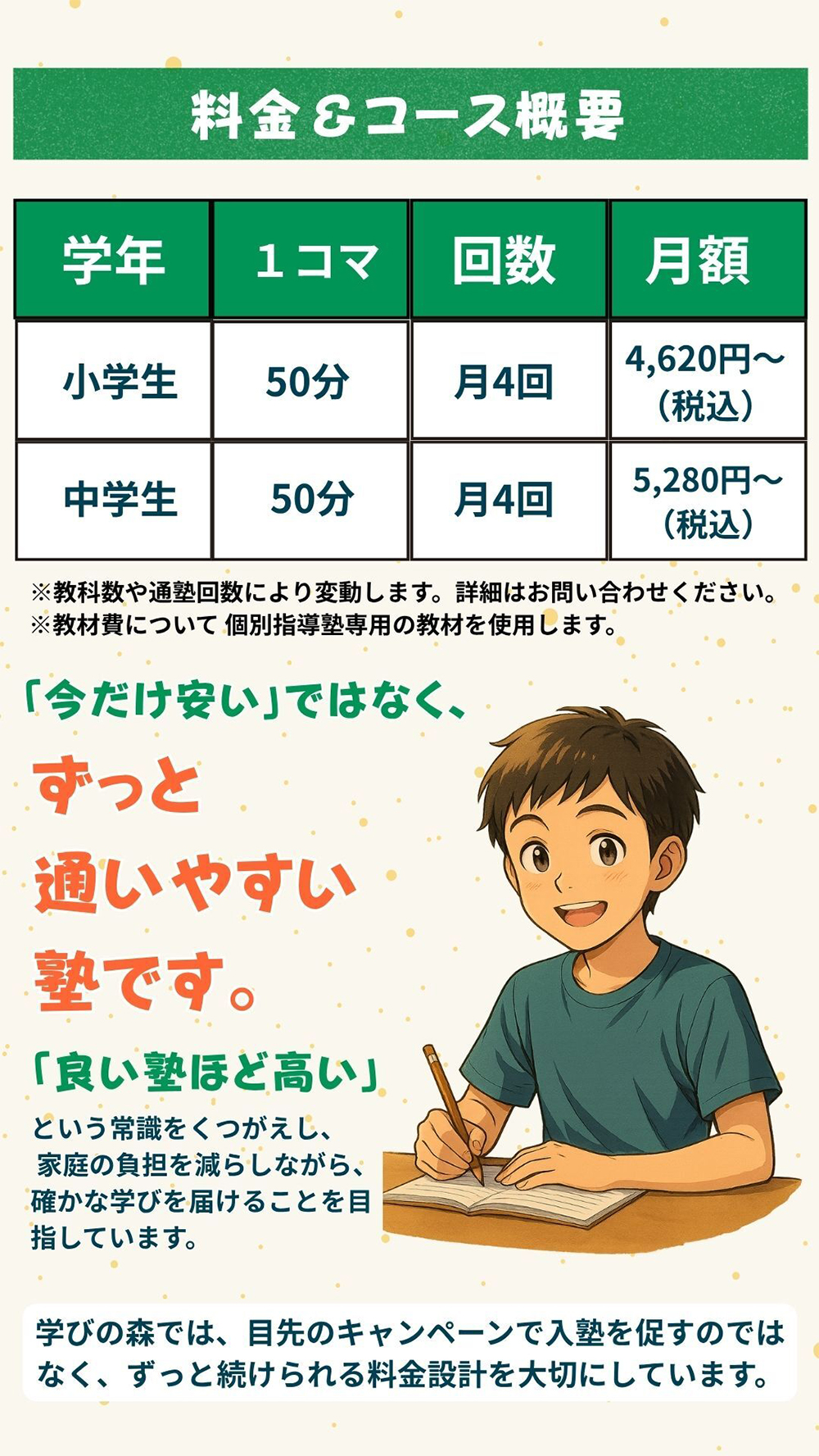 料金&コース概要